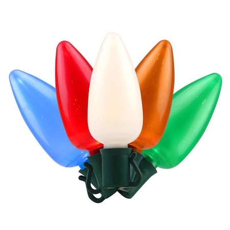 Celebrations Celebrations Platinum LED C9 Multicolored 25 ct String Christmas Lights 25 ft. C925OMUA